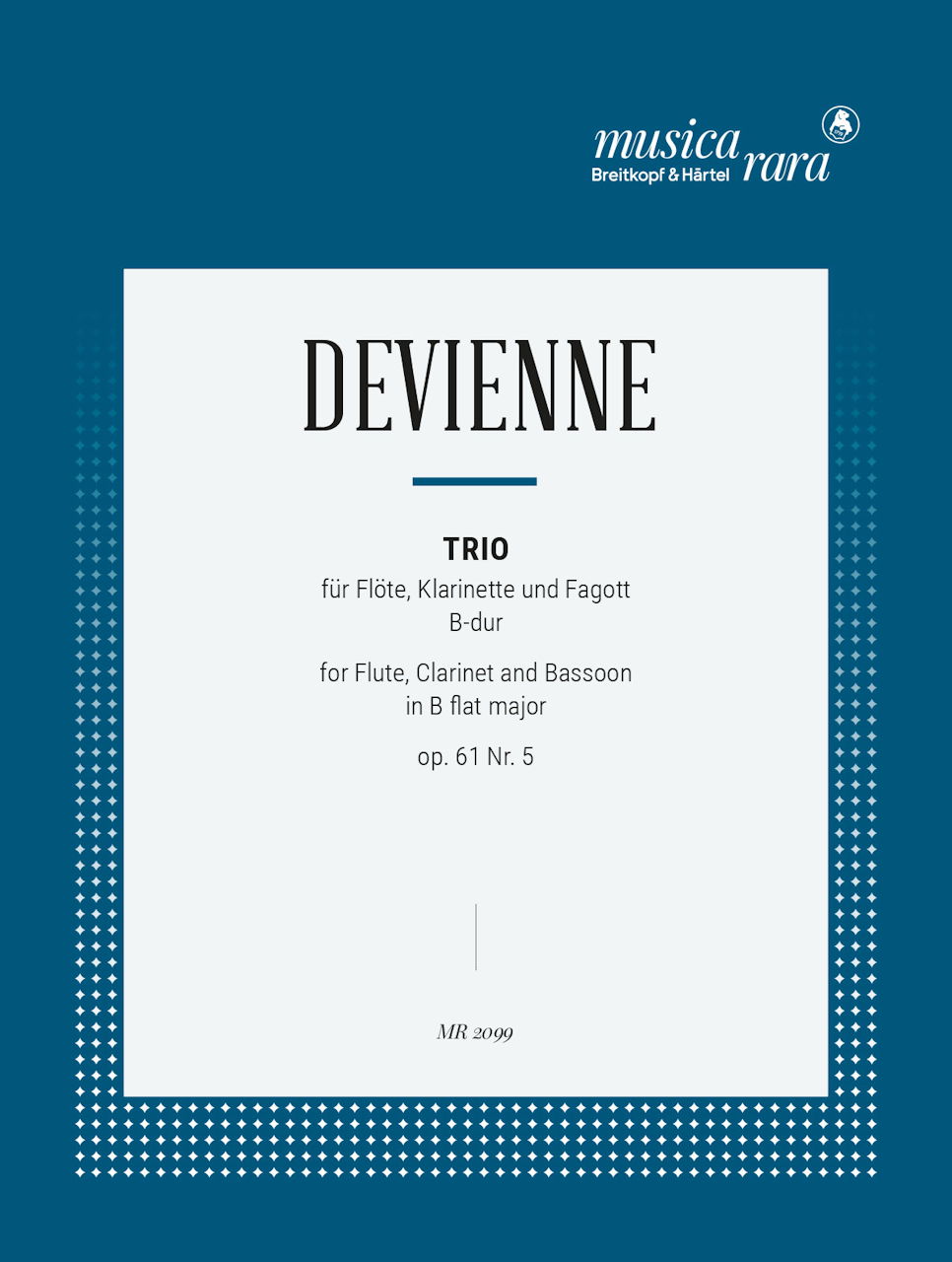 Devienne,F., Trio in Bb, op. 61/5: for F (Musica Rara)
