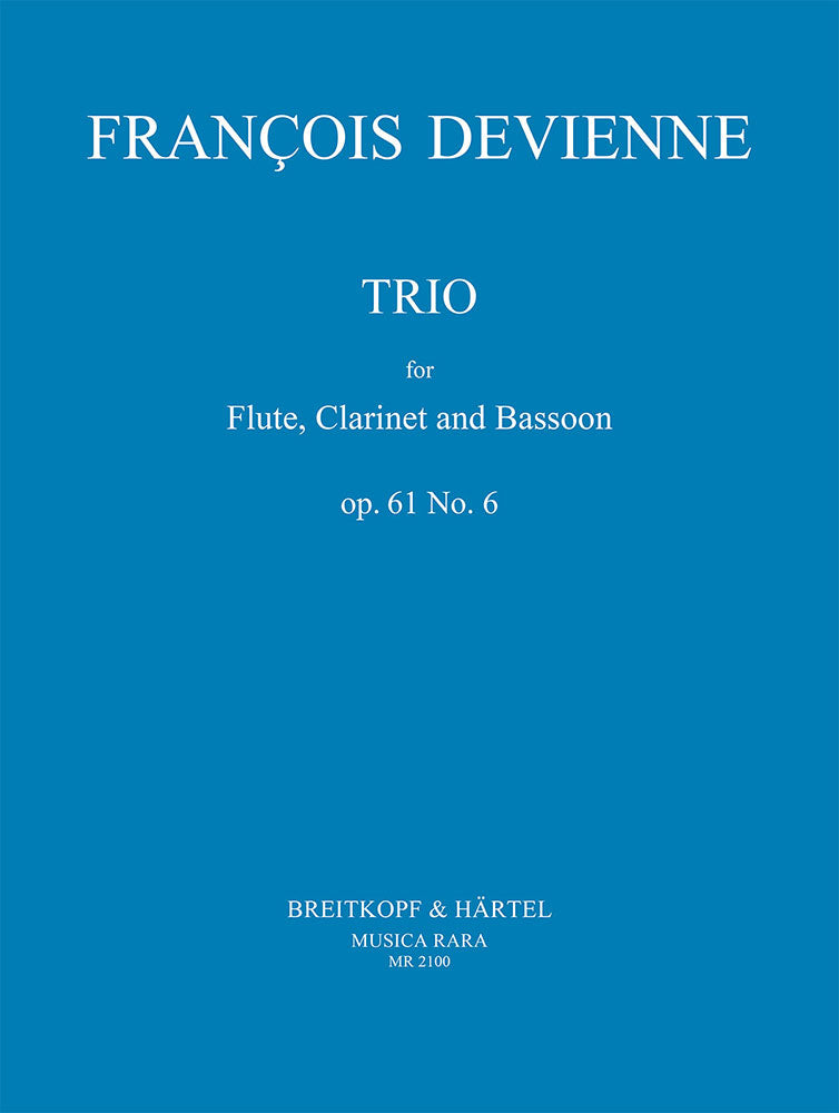 Devienne,F., Trio in D minor, op. 61/6: (Musica Rara)