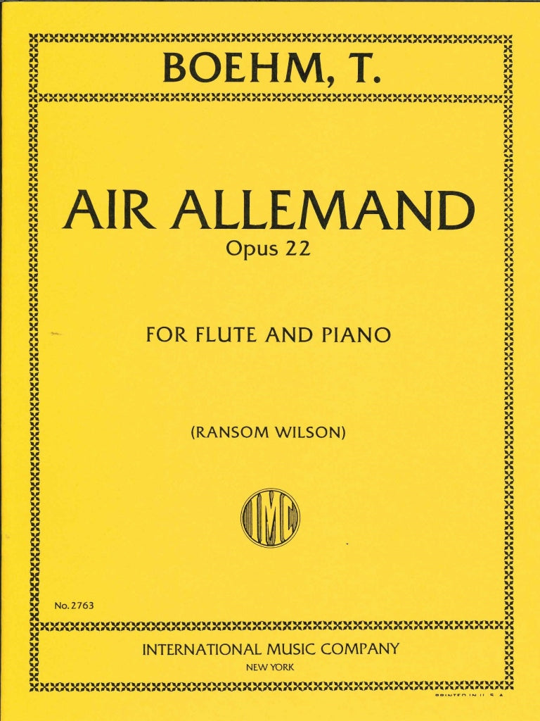 Boehm, Air allemand op. 22 (IMC)