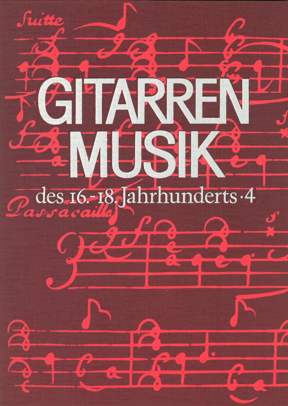 Quadt,A., Gitarrenmusik des 16. - 18. Ja (Deutscher Verlag fur Musik)