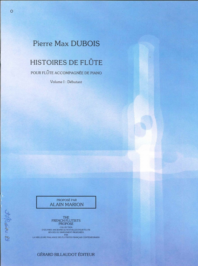 Dubois, Histoires de flutes 1 (Fl,Pf) (Billaudot)