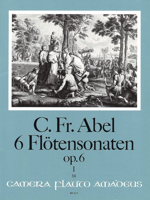 Abel,C.F., Sonaten op. 6: 1-3 (Amadeus Verlag)