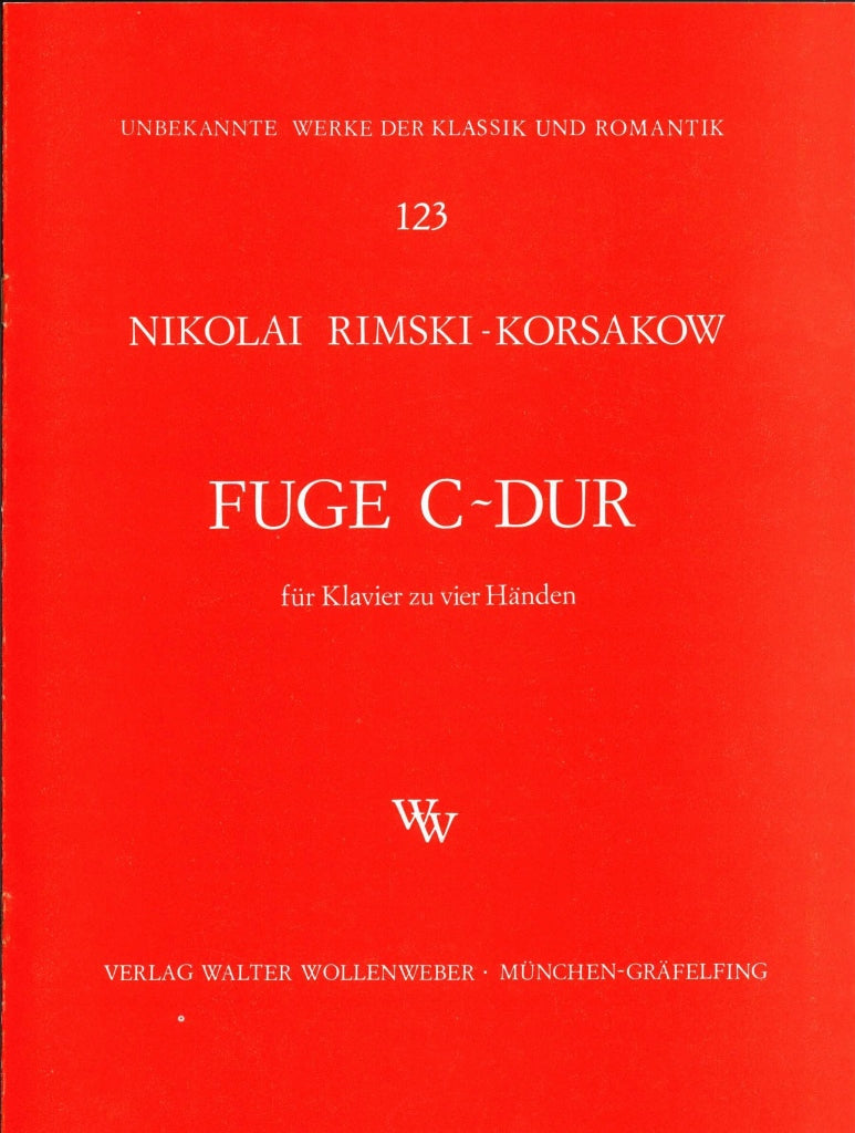 Rimski-Korsakow, Fuge C-dur (W.Wollenweber)
