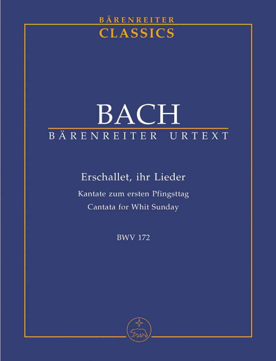Bach, Cantata No.172 (C-dur-Fassung) (Barenreiter)