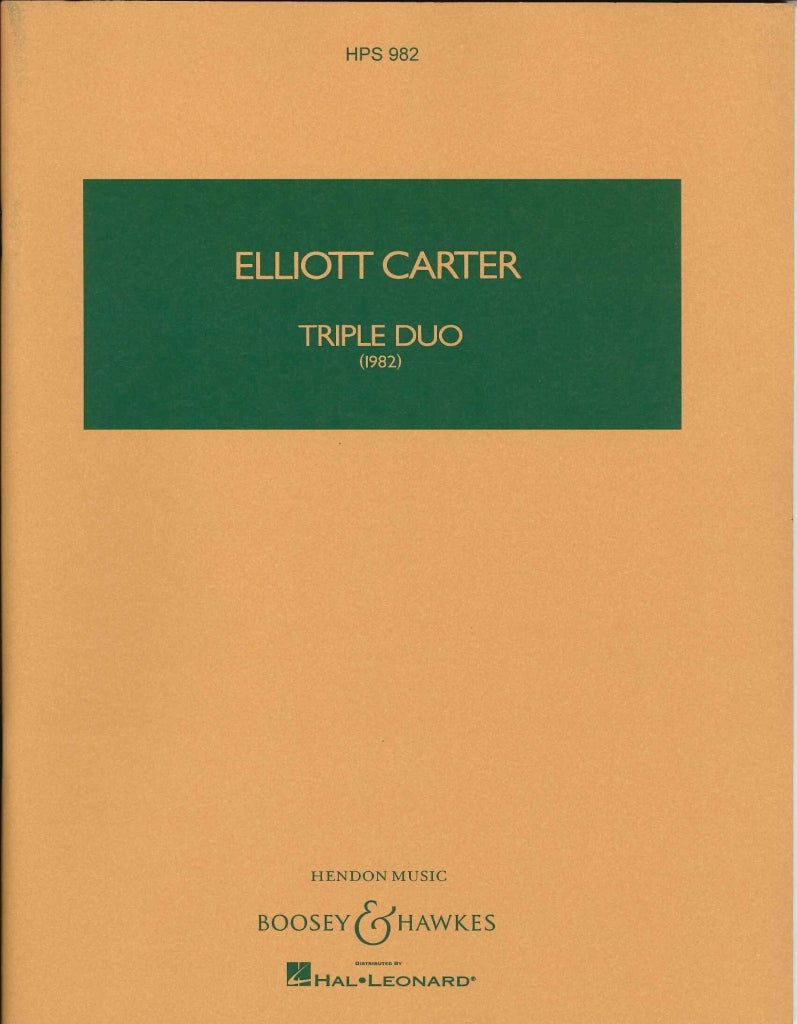 Carter, Triple Duo (1982) (Boosey)
