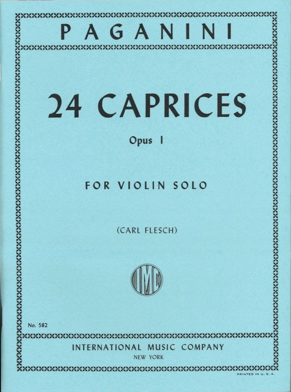 Paganini, Caprices op. 1 (Flesch) (IMC)