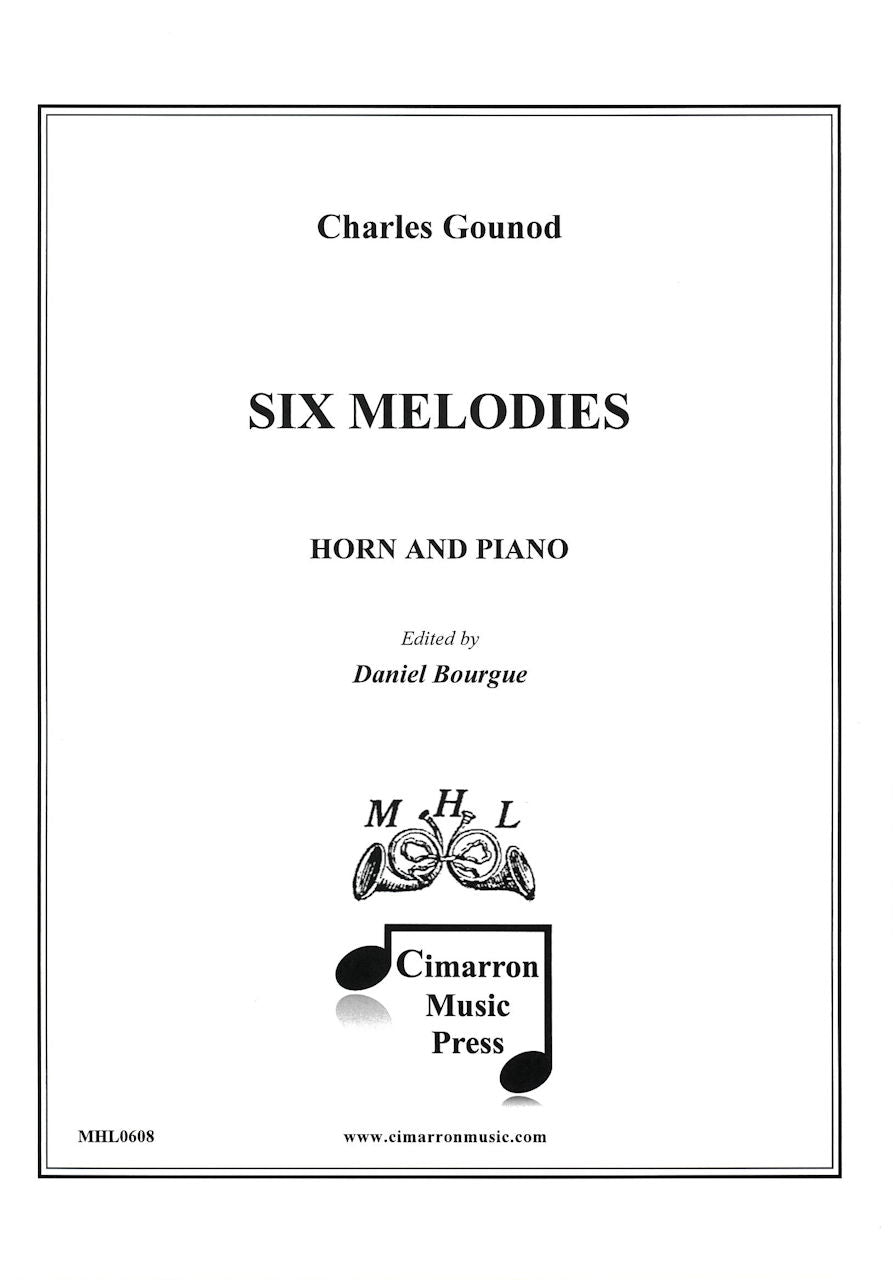 Gounod, 6 Melodies (Bourgue) (McCoy's Horn Library)