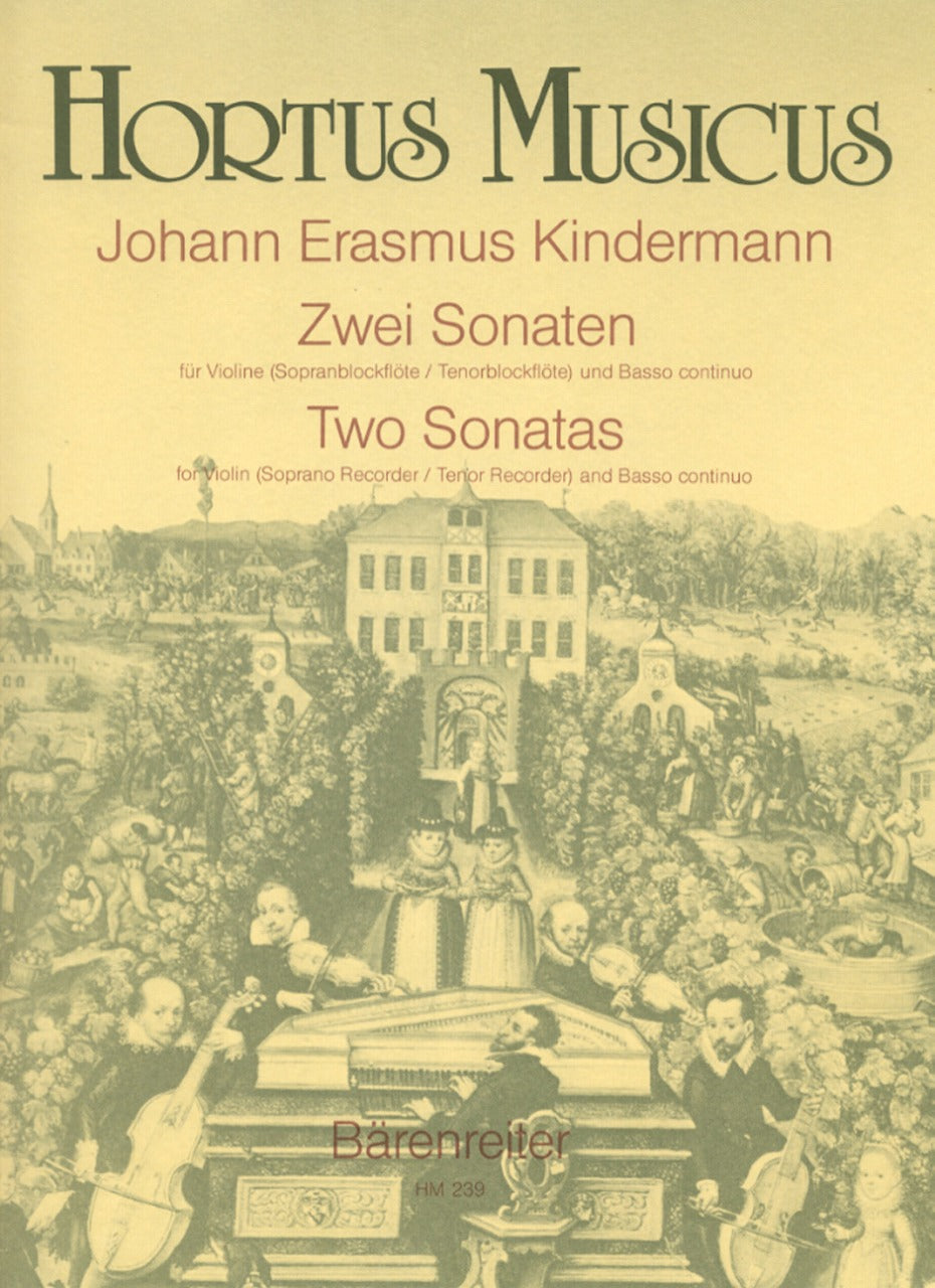Kindermann,J.E., Sonaten (Barenreiter)