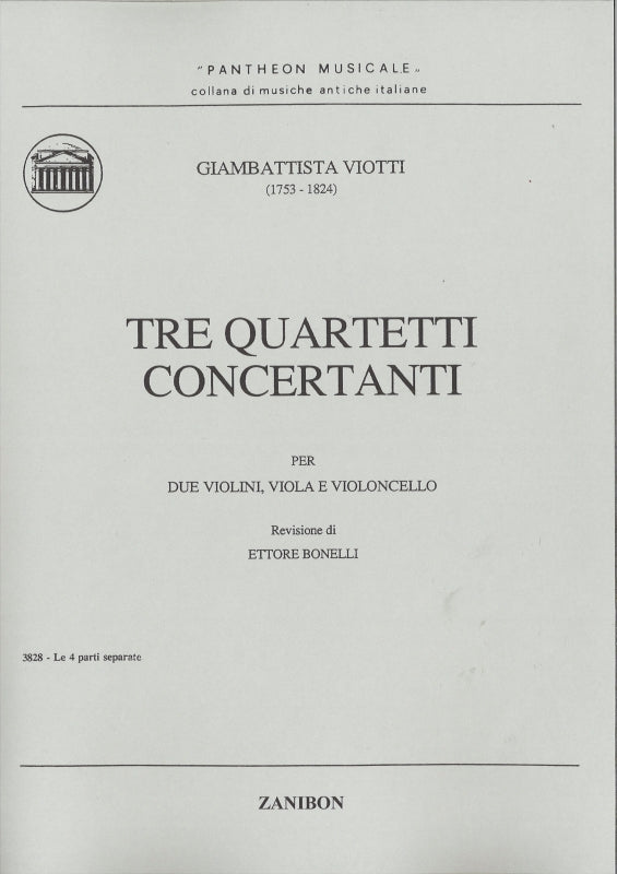 Viotti, 3, Quartetti concertanti (Zanibon)