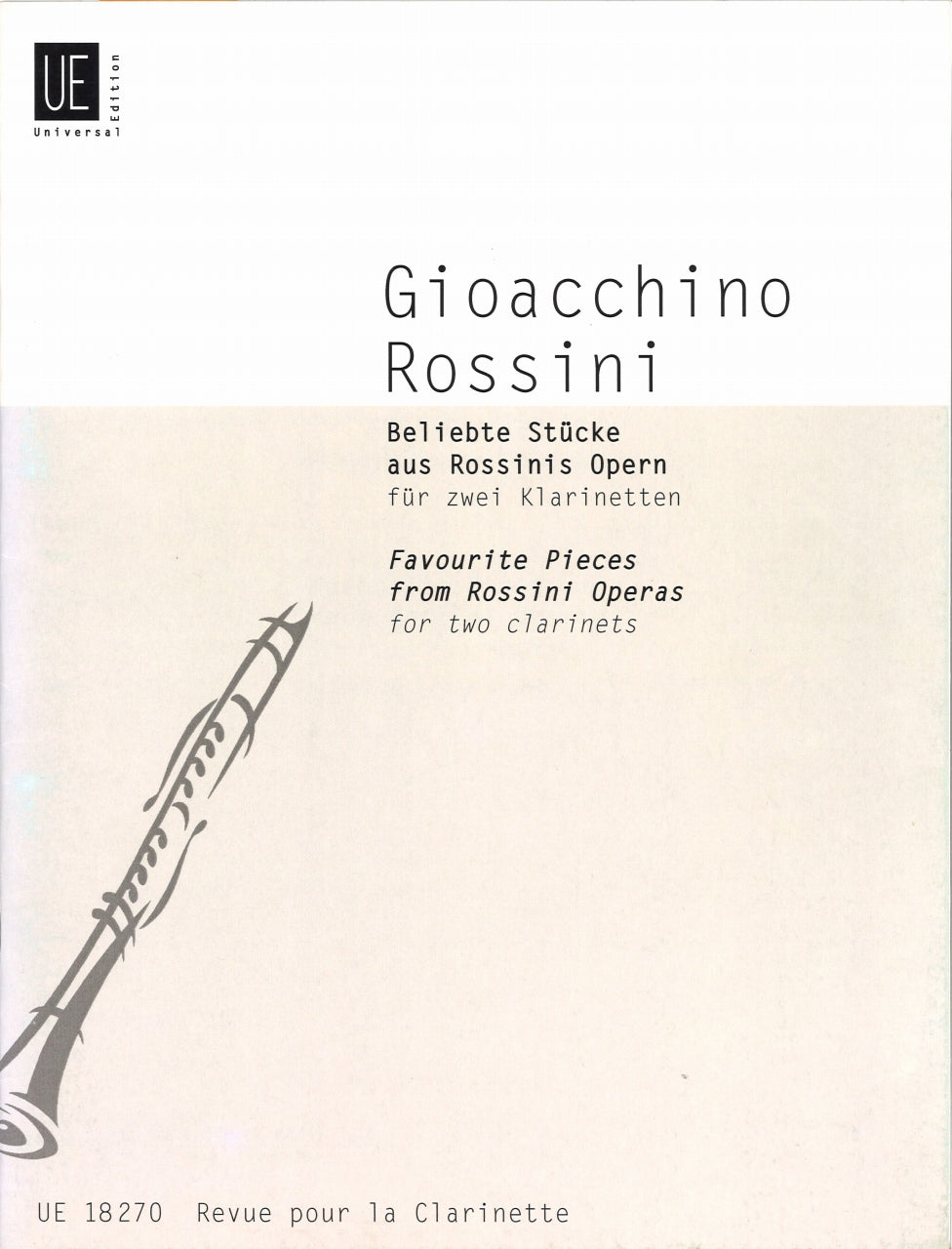 Rossini, Beliebte Stucke aus Opern (2Cl) (Universal)