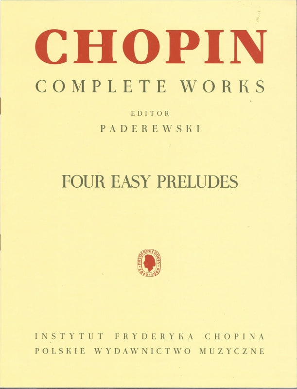 Chopin, 4 Easy Preludes op. 28/4,6,7,20 (PWM)