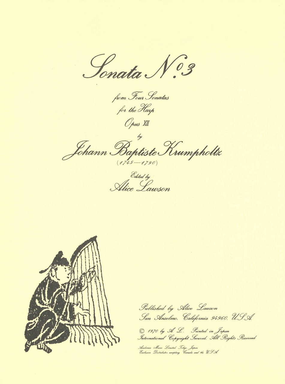 Krumpholtz, Sonata No. 3 (Academia Music)