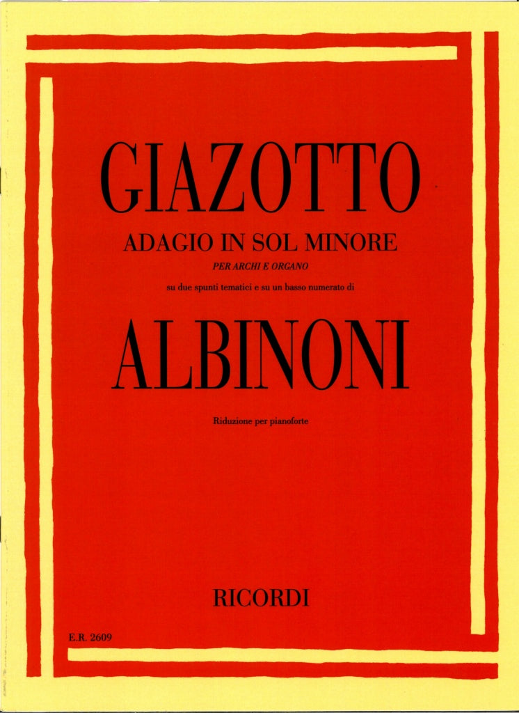 Albinoni/Giazotto, Adagio g min. (Ricordi)