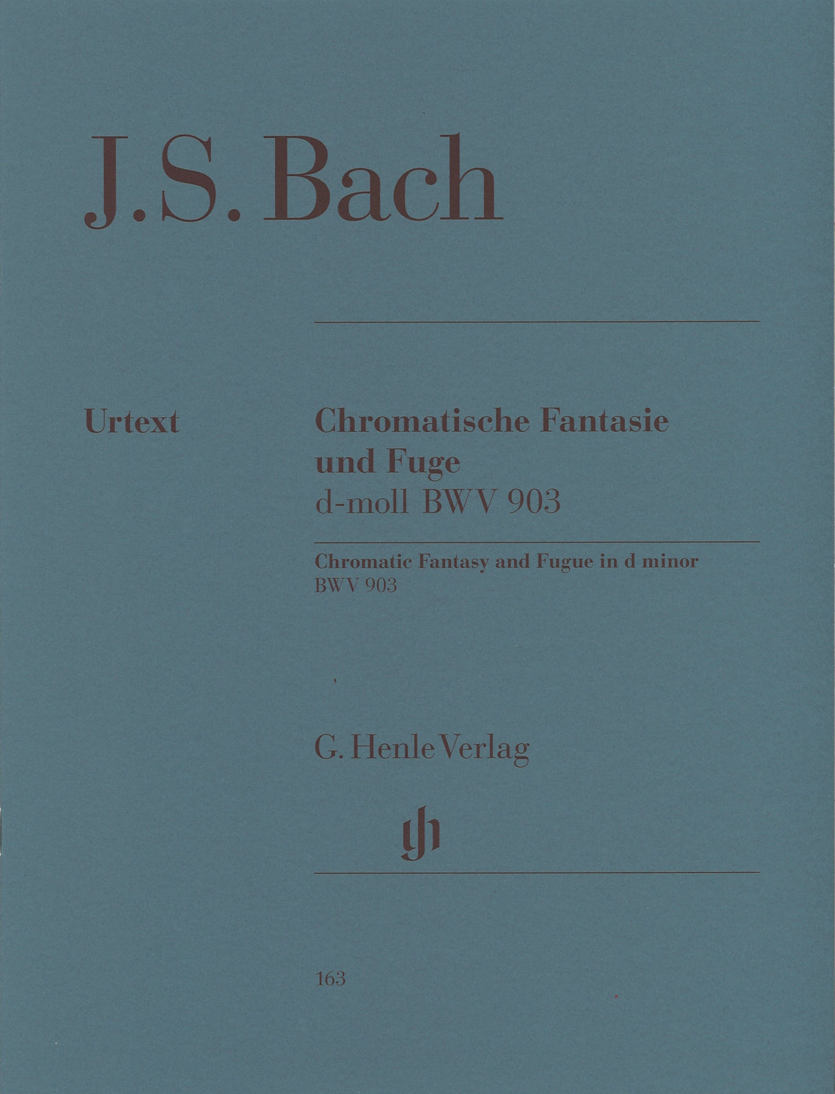 Bach, Chromatic Fantasy & Fugue BWV 903 (Henle)