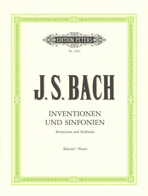 Bach, Inventionen & Sinfonien (Landschof (Peters)