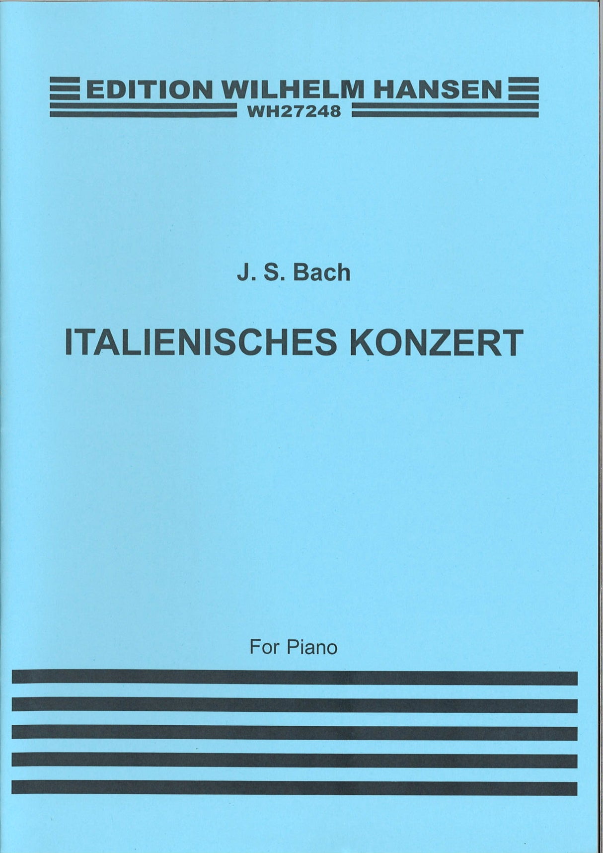 Bach, Italian concerto (Fischer) (W.Hansen)