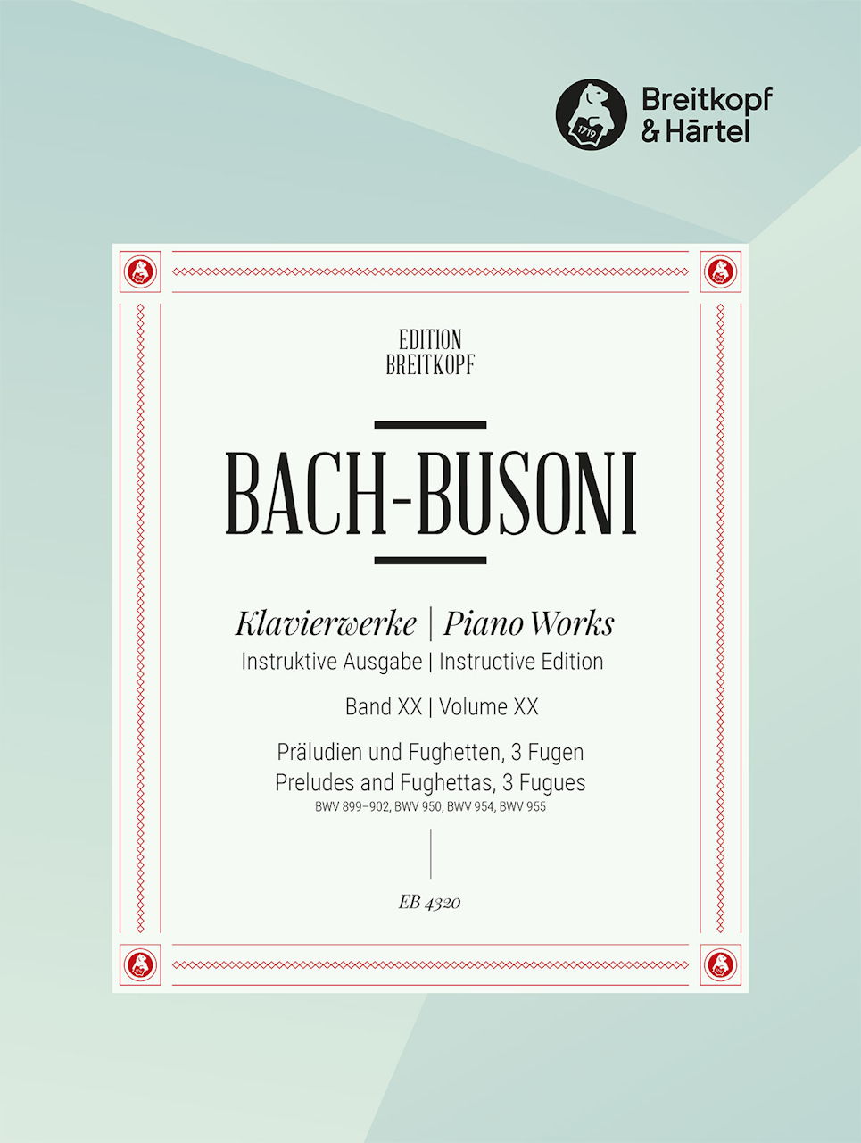 Bach, Praludien und Fughetten (Busoni) (Breitkopf)