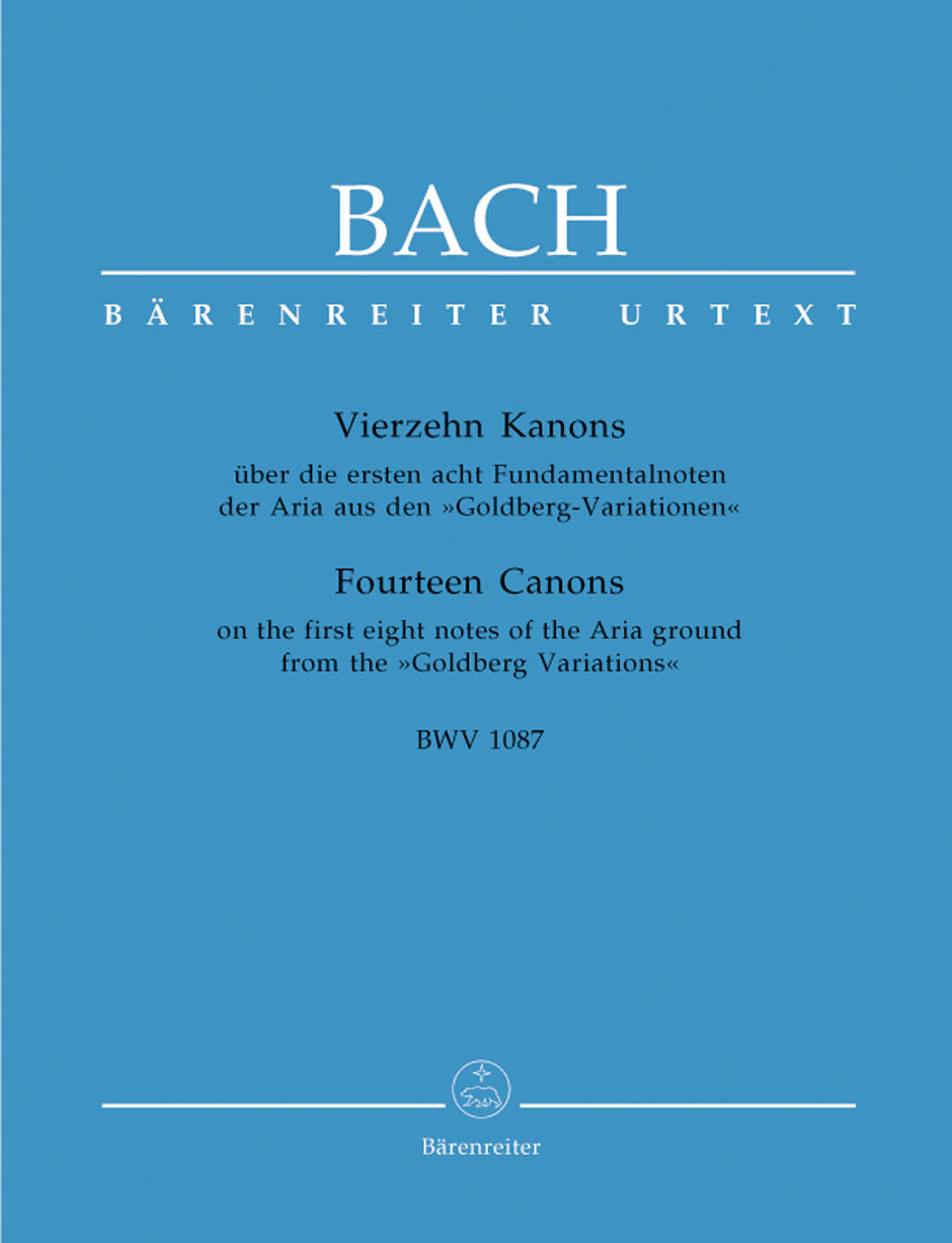 Bach, 14 Kanons BWV 1087 (2-6 parts) (Barenreiter)