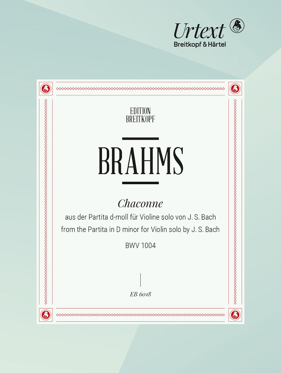Bach/Brahms, Chaconne in d (Pf LH) (Breitkopf)