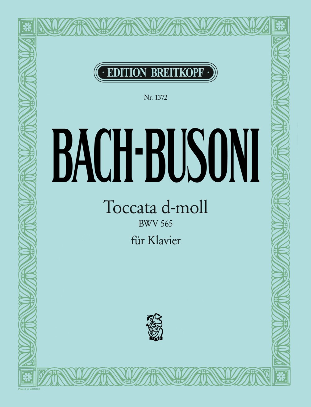 Bach/Busoni, Toccata und Fuge d-moll (Breitkopf)