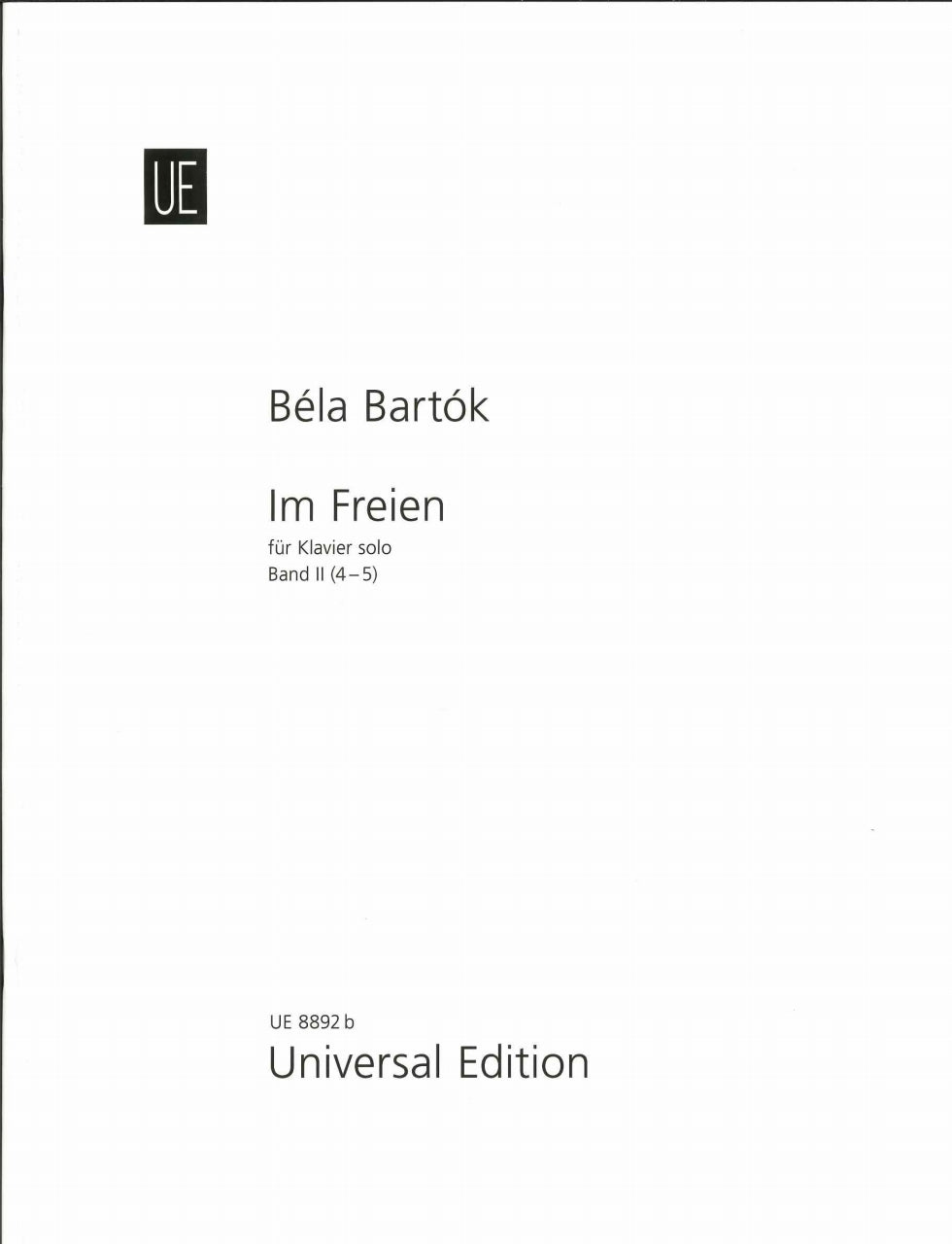 Bartok, Im Freien II (Universal)