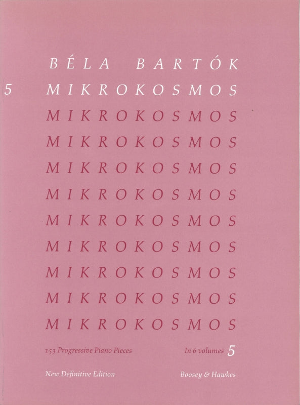 Bartok, Mikrokosmos 5 (English) (Boosey)