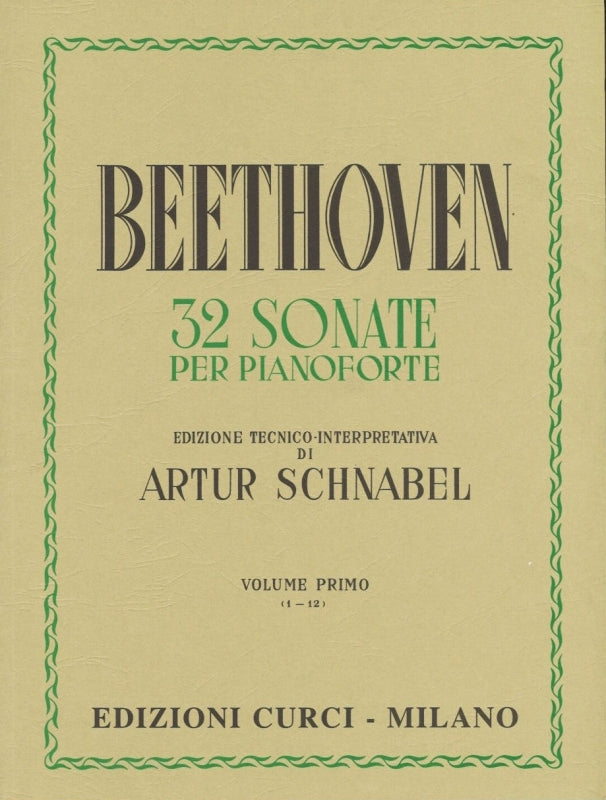 Beethoven, Sonate 1: N. 1-12 (Schnabel) (Curci)