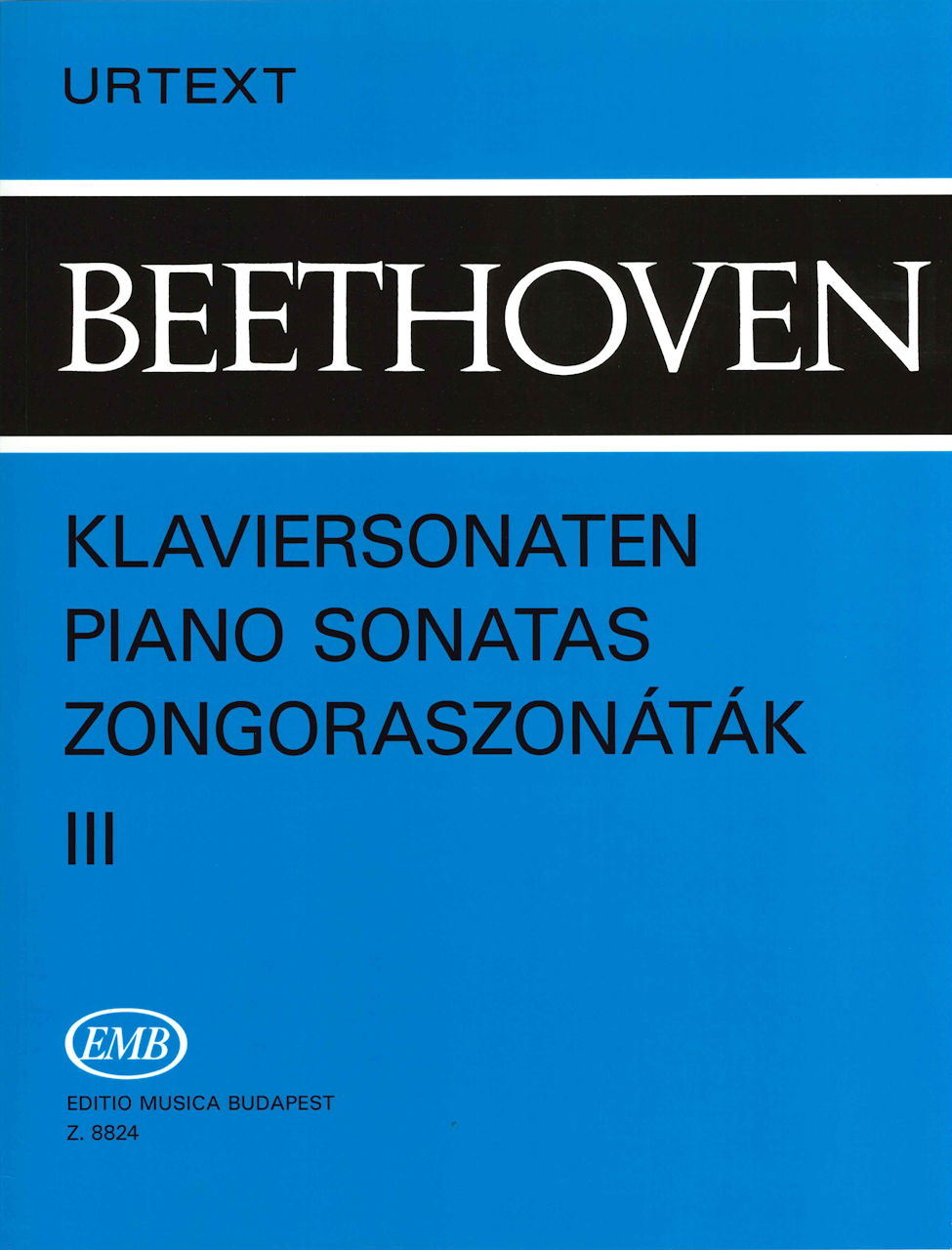 Beethoven, Sonaten (Solymos) III: 25-32 (Editio Musica Budapest)