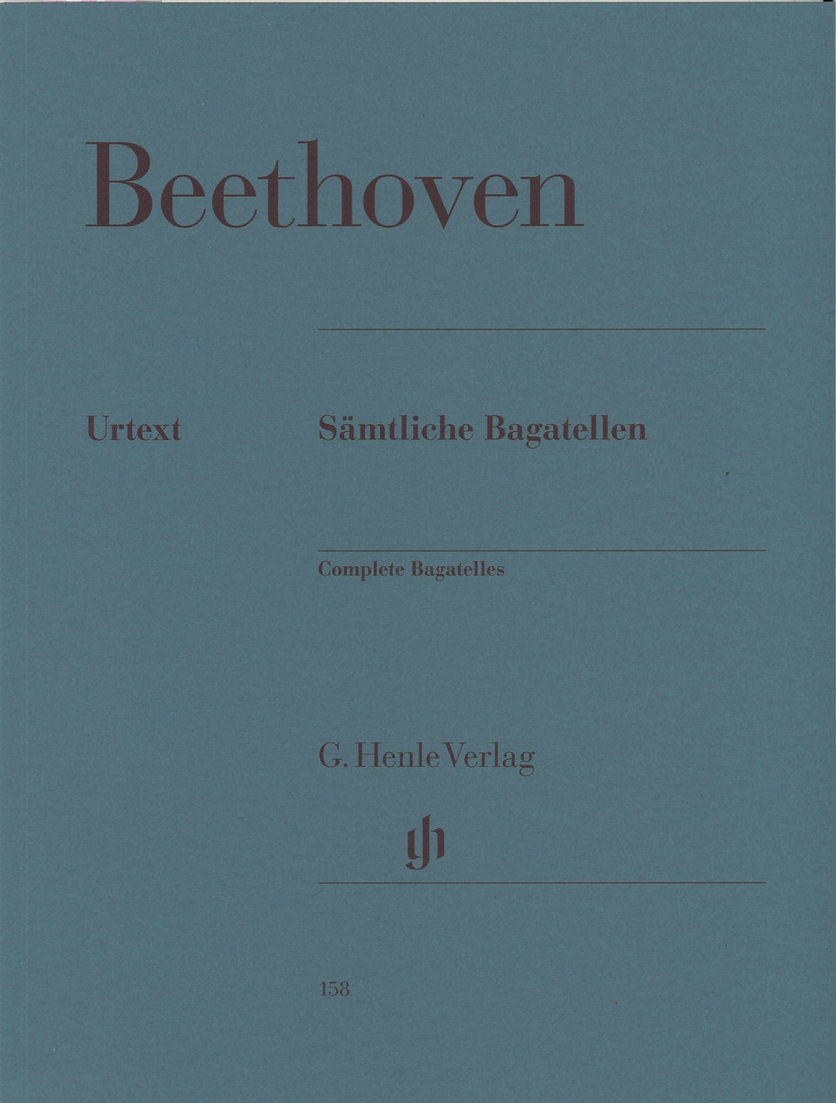 Beethoven, Bagatelles, Complete (Henle)