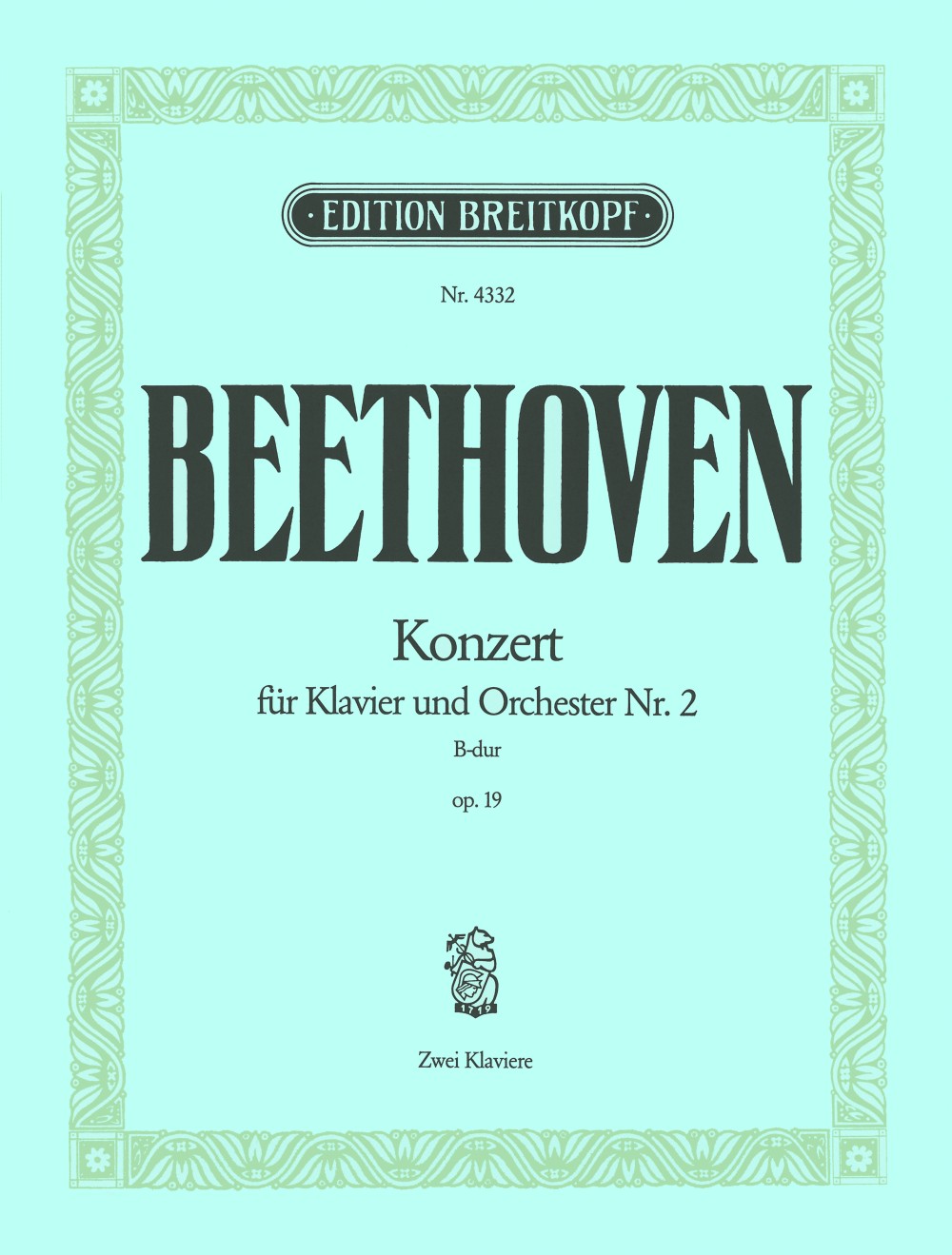 Beethoven, Concerto No. 2 (d'Albert) (Breitkopf)