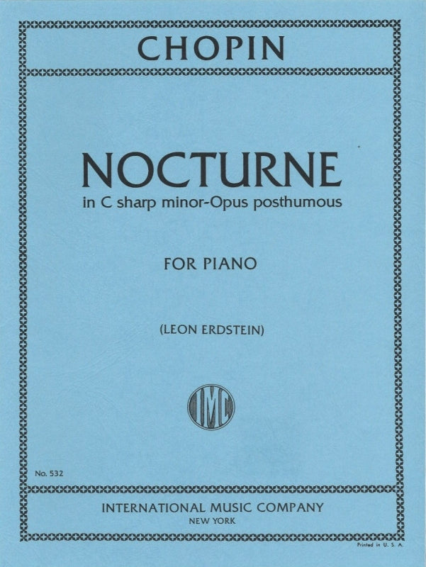 Chopin, Nocturne in c# op. posth. (IMC)