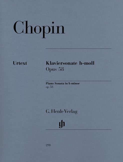 Chopin, Sonata op.58 (E. Zimmermann) (Henle)