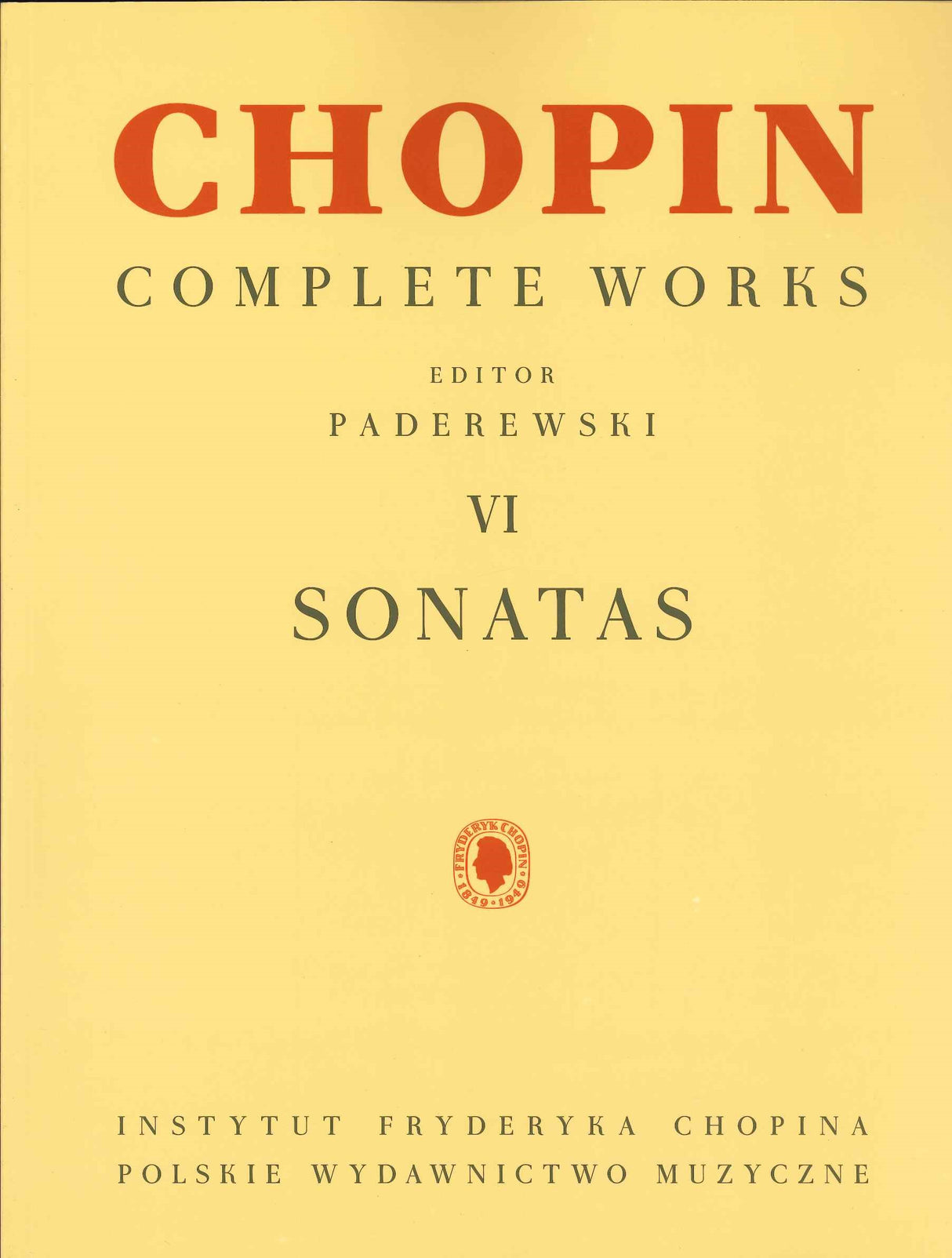 Chopin, Sonatas (Complete Works 6) (PWM)