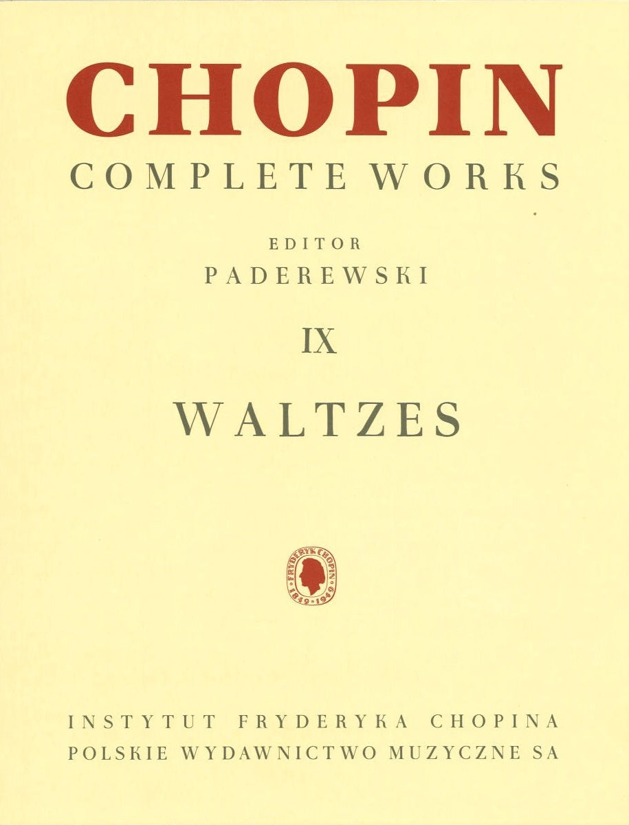 Chopin, Waltzes (Complete Works 9) (PWM)