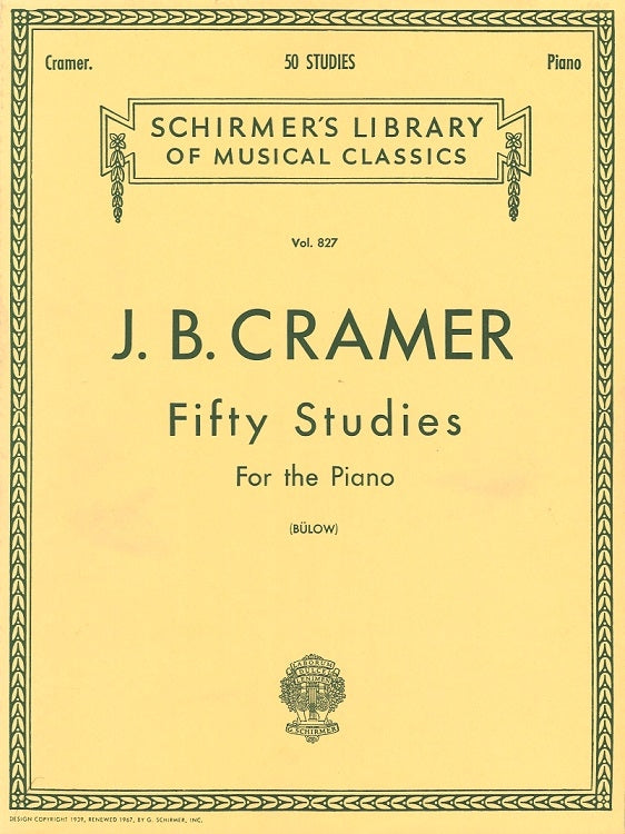 Cramer/Bulow, 50 Selected Studies (G.Schirmer)
