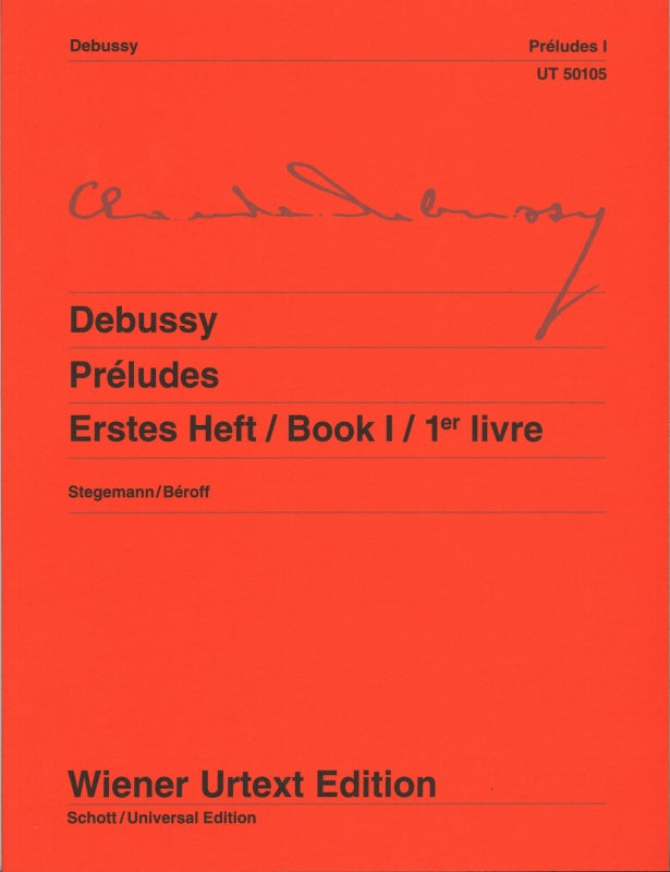 Debussy, Preludes I (Stegemann/Beroff) (Wiener Urtext Edition)