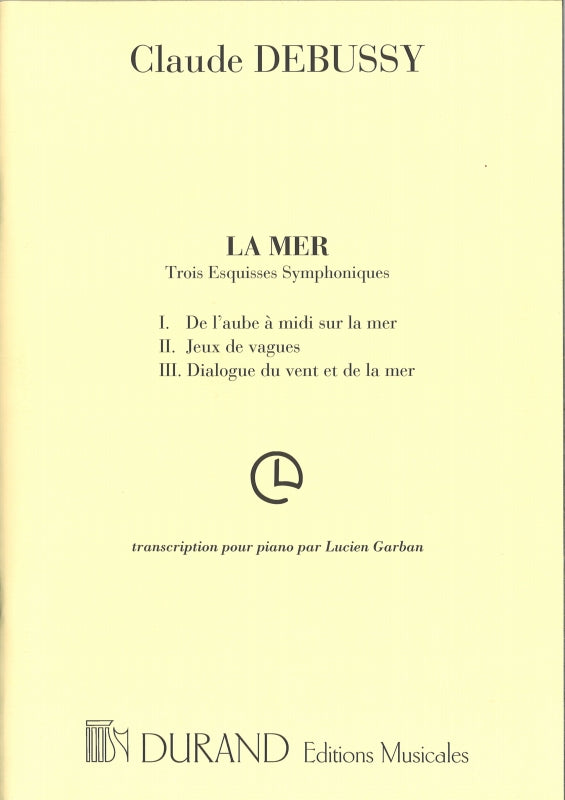 Debussy, La Mer (arr. Garban) (Durand)