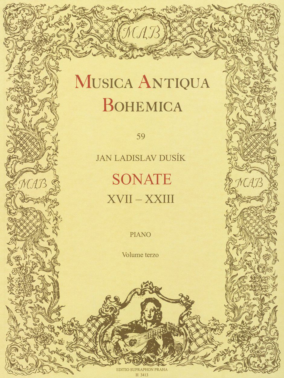 Dussek, Sonate XVII-XXIII (Supraphon)