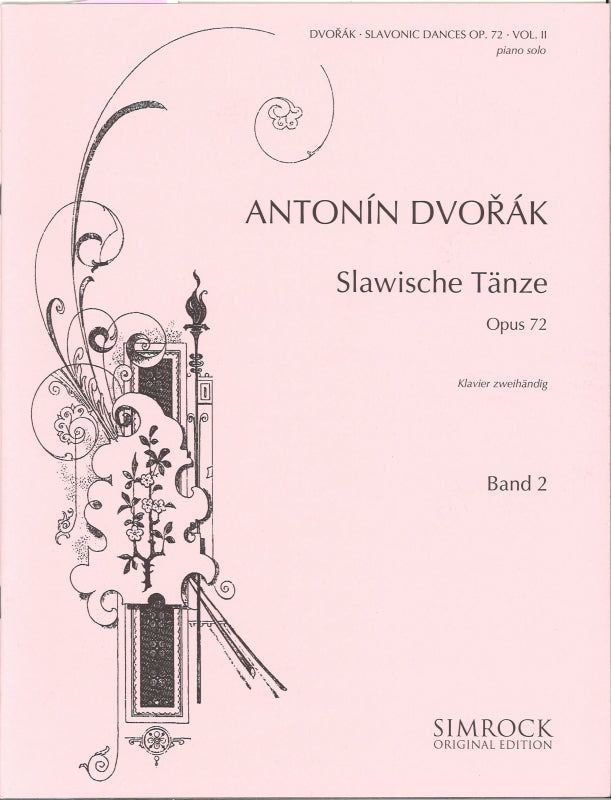 Dvorak, op. 72 Slavonic Dances II (Simrock)