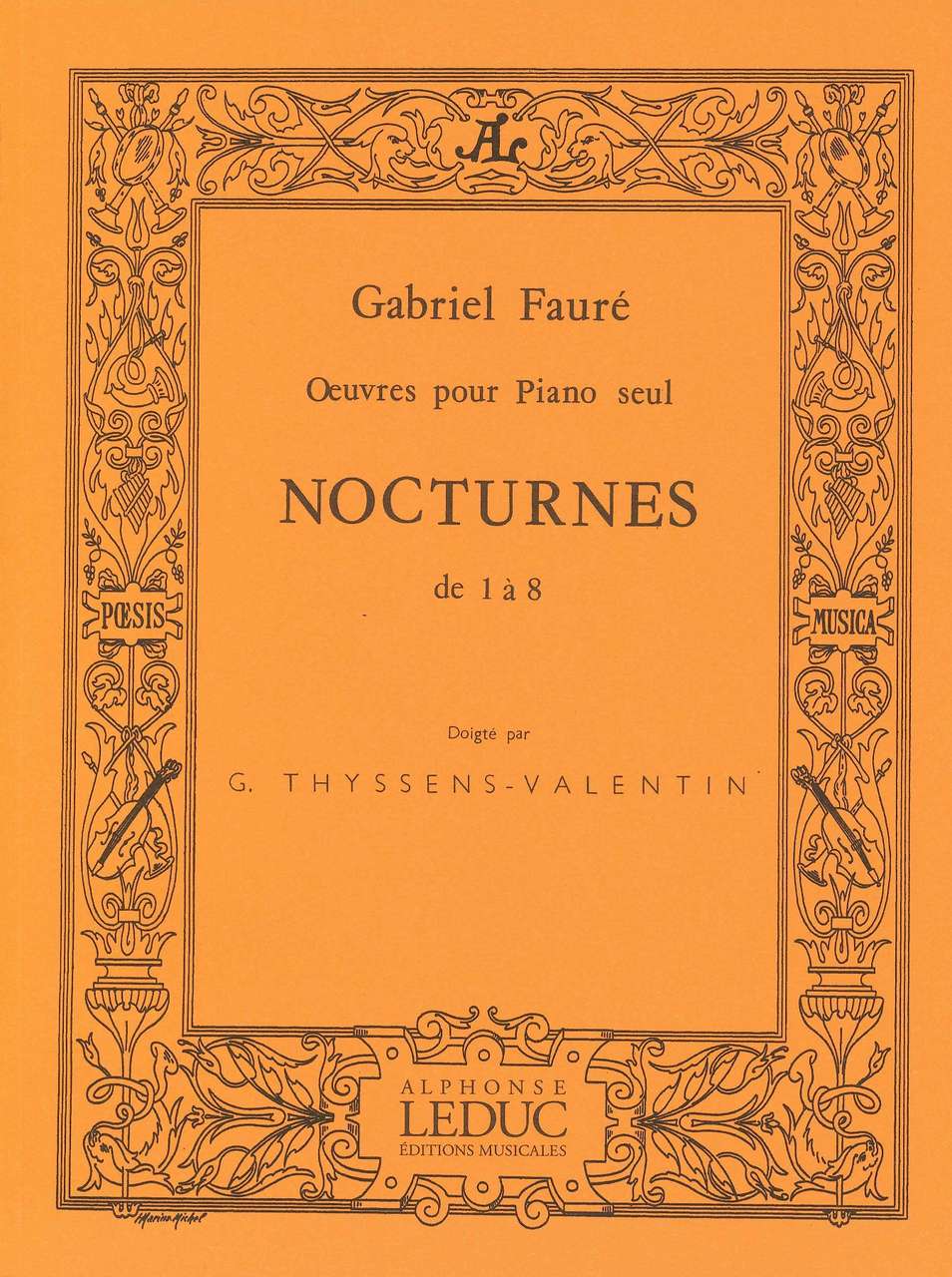 Faure, Nocturnes No. 1-8, en recueil (Hamelle)