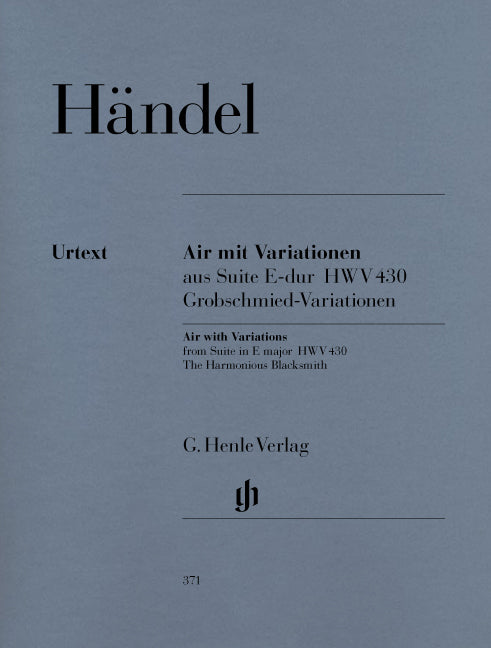 Handel, Air mit Variationen (Grobschmied (Henle)