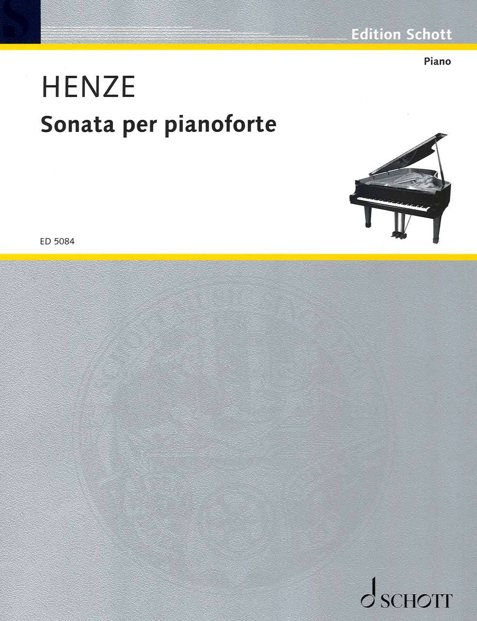 Henze, Sonate (1959) (Schott)