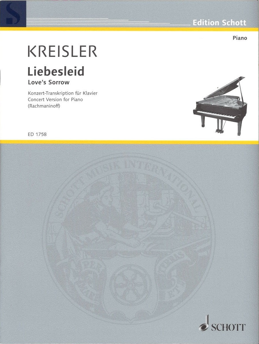 Kreisler/Rachmaninov, Liebesleid (Schott)