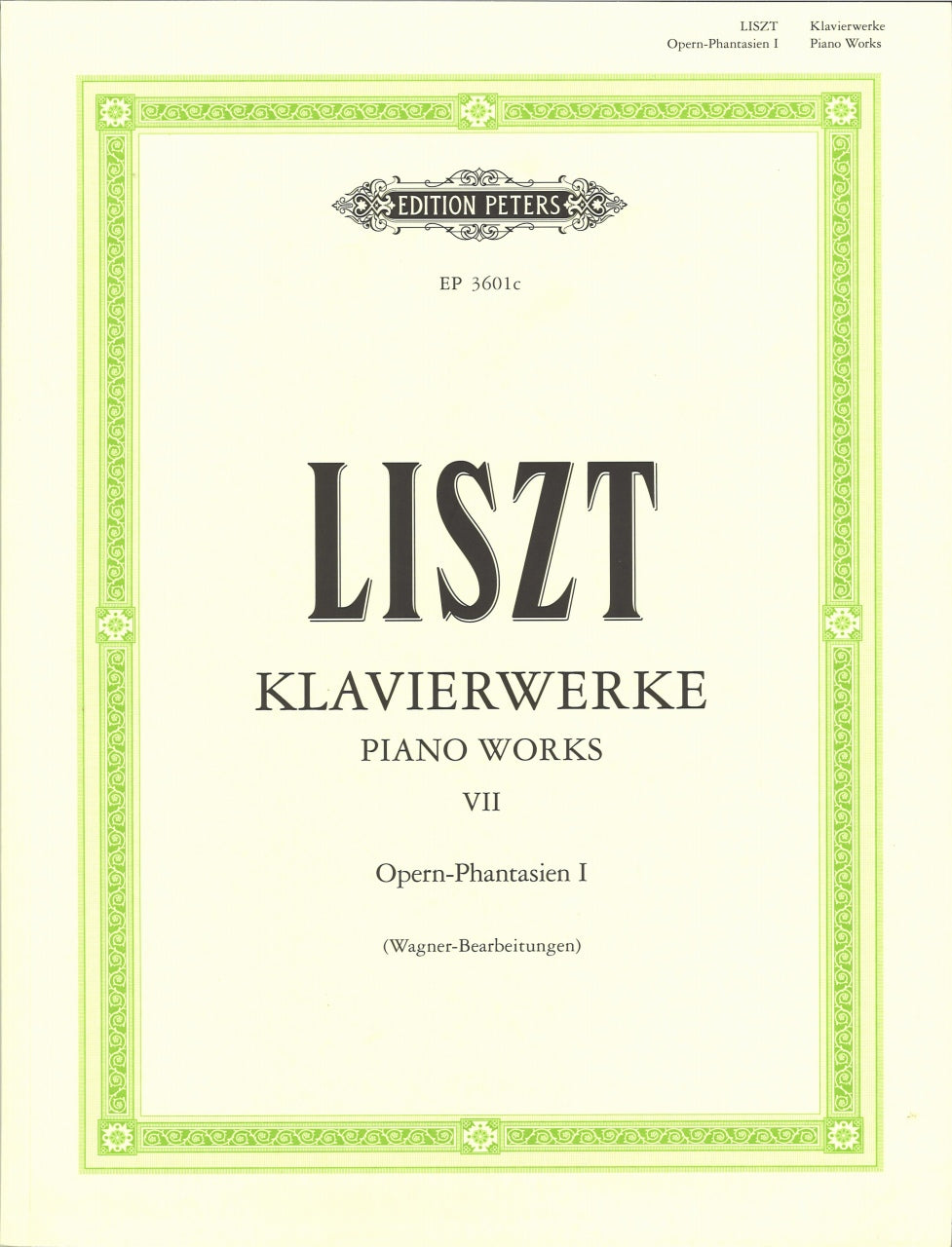 Liszt, Klavierwerke 7 (Peters)