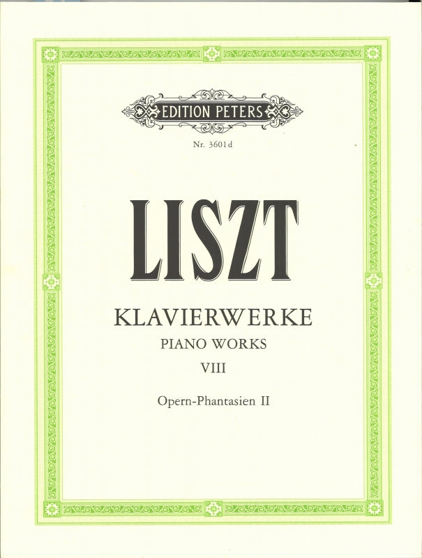 Liszt, Klavierwerke 8 (Peters)