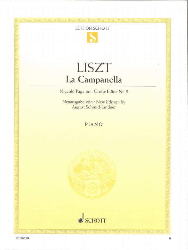 Liszt, Campanella S 141/3 (Schott)
