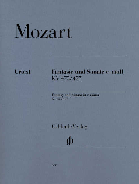 Mozart, Sonata KV 475/457 in c +Fantasie (Henle)