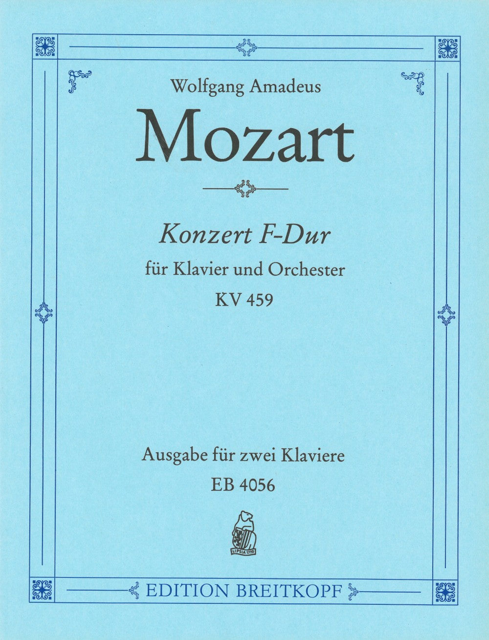 Mozart, Concerto KV 459 in F (No. 19) (Breitkopf)