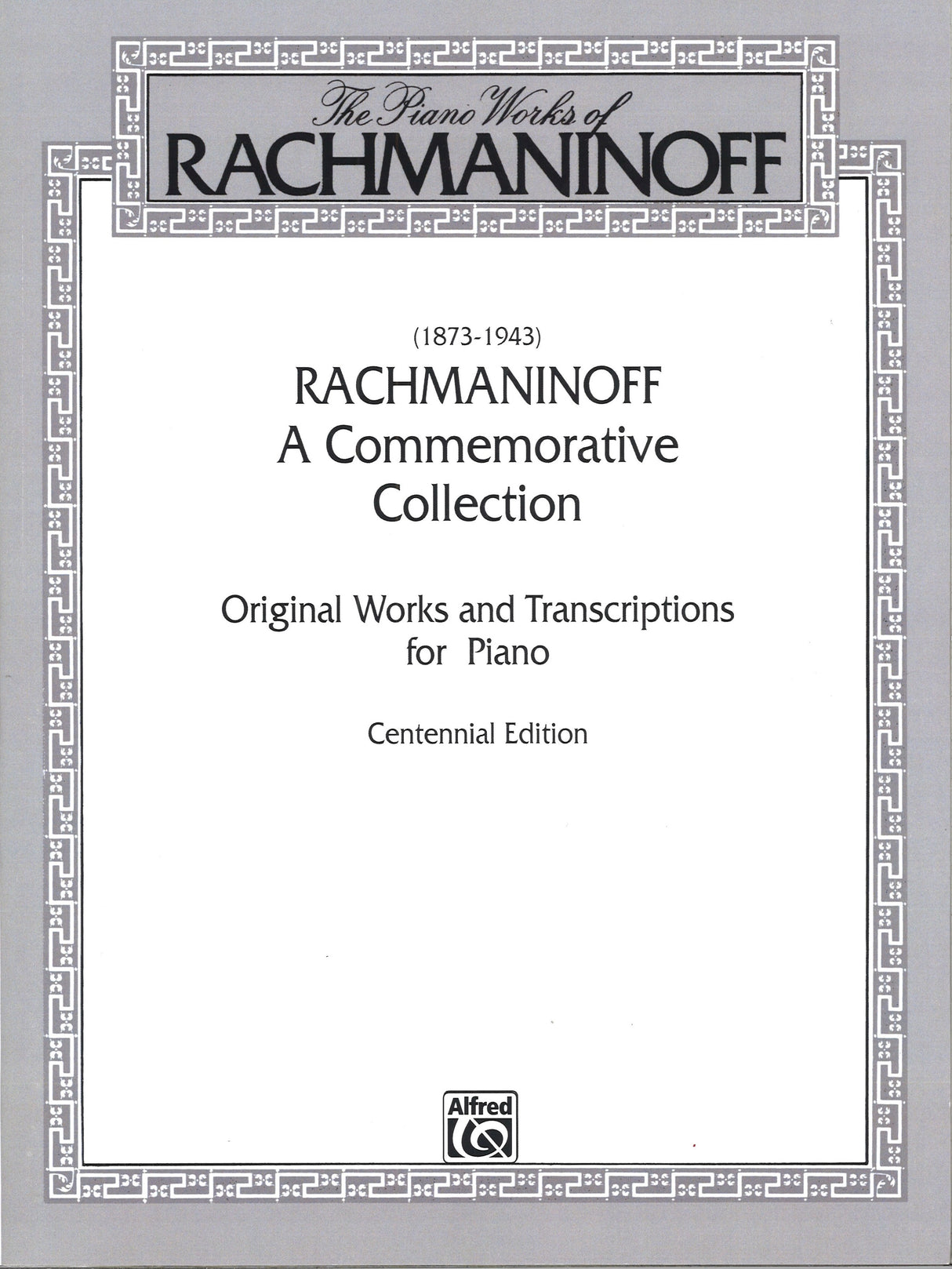 Rachmaninov, Commemorative Collection (Belwin/Alfred)