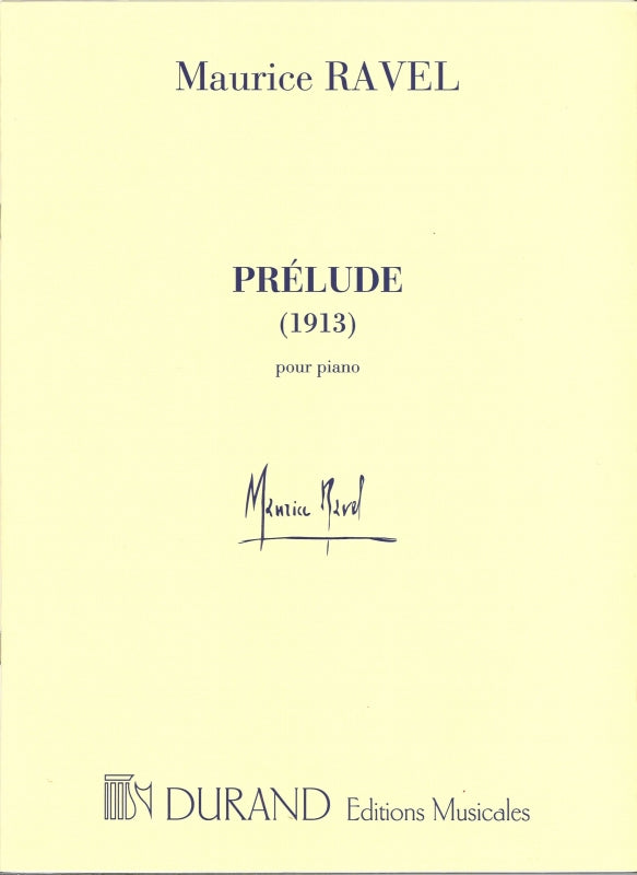 Ravel, Prelude (Durand)